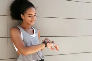 woman-looking-at-wearable