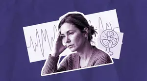 woman suffering from perimenopause headaches