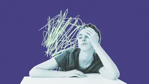 woman experiencing premenstrual fatigue before her period