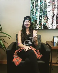 jessica veit in the waiting room of a fertility clinic