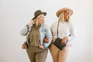 beautiful woman celebrating her body