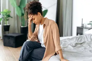 woman struggling with pcos and fertility problems
