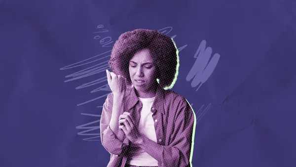 woman having early menopause symptoms