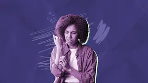 woman having early menopause symptoms