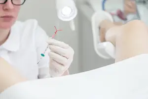 doctor inserting an iud