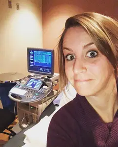 fertility-challenged EL teacher Makenzie Brinkman in the doctor's office