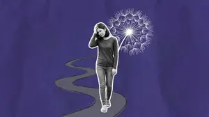 woman suffering from relapsing multiple sclerosis