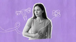 woman with endometriosis