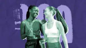 women walking together for their mental health