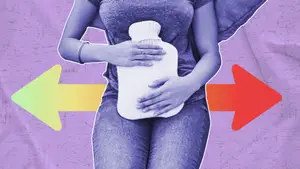 woman suffering from endometriosis pain