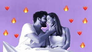horny couple in bed