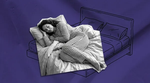 woman bedrotting