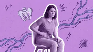 woman suffering from pelvic congestion syndrome