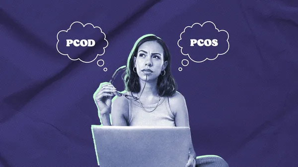 woman curious about the difference between pcod and pmos