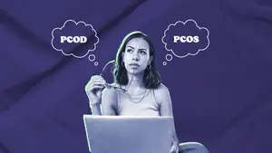 woman curious about the difference between pcod and pmos