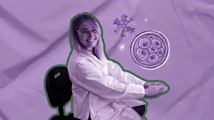 Embryologist Alease Daniel