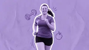woman jogging