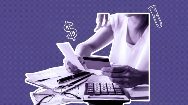 woman calculating the cost of ivf