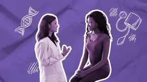 doctor consulting with her patient
