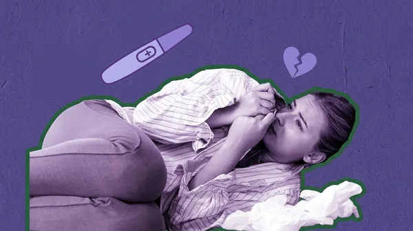pensive woman wondering how to know if you are having a miscarriage