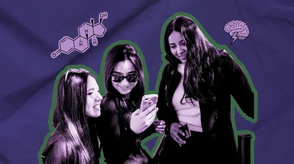 young women taking a selfie