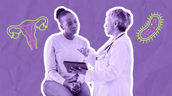 doctor discussing emma test with ivf patient