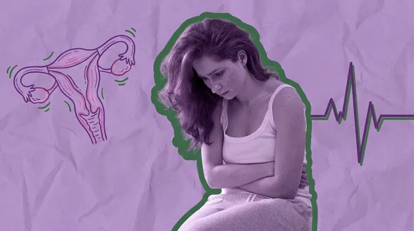 woman in the bathroom worried about threatened miscarriage